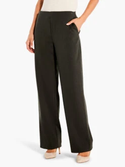 29" Drapey Ponte Wide Leg Ankle Pant BRIAR
