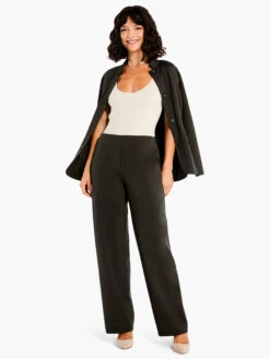 29" Drapey Ponte Wide Leg Ankle Pant BRIAR -Deals Clothing Shop F231352BIAPRODUCT 04