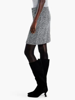Etched Tweed Slim Skirt BLACK MULTI -Deals Clothing Shop F231353BLMPRODUCT 02