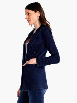Soft As Butter Denim Blazer TWILIGHT -Deals Clothing Shop F231505TWIPRODUCT 02
