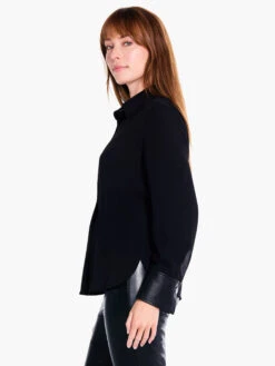 Trimmed Up Shirt BLACK ONYX 7 Trimmed Up Shirt BLACK ONYX -Deals Clothing Shop F231604BLXPRODUCT 02