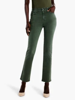 28" Colored Mid-Rise Straight Ankle Jeans BRIAR