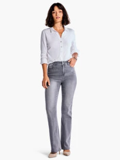 NZ Denim 31" High Rise Boot Cut Jeans NICKEL -Deals Clothing Shop F231892NCLPRODUCT 02