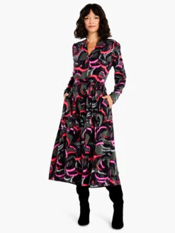 Neon Doodle Live In Dress GREEN MULTI -Deals Clothing Shop F231907GRIPRODUCT 04