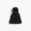 Rib Lined Pom Hat BLACK -Deals Clothing Shop FEFA103BLKPRODUCT 01
