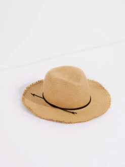 Hat Attack X NIC+ZOE Travel Hat W/ Trim TOAST