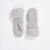 Hat Attack Cable Lined Mitten GREY -Deals Clothing Shop HEHA124 GRY