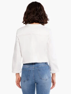 Liverpool - Braided Trim Crop Jacket WHITE -Deals Clothing Shop LM1019QYWWHTPRODUCT 03