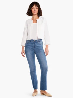 Liverpool - Braided Trim Crop Jacket WHITE -Deals Clothing Shop LM1019QYWWHTPRODUCT 04