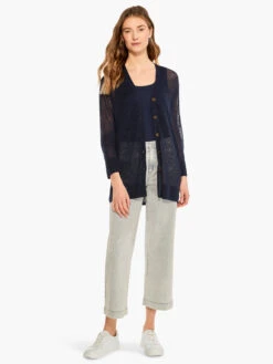 Featherweight Button Cardigan -Deals Clothing Shop M231104DIDPRODUCT 04