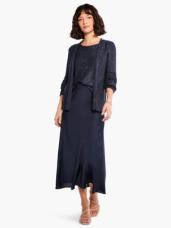 Sequin Cardigan DARK INDIGO -Deals Clothing Shop M231108DIDPRODUCT 04