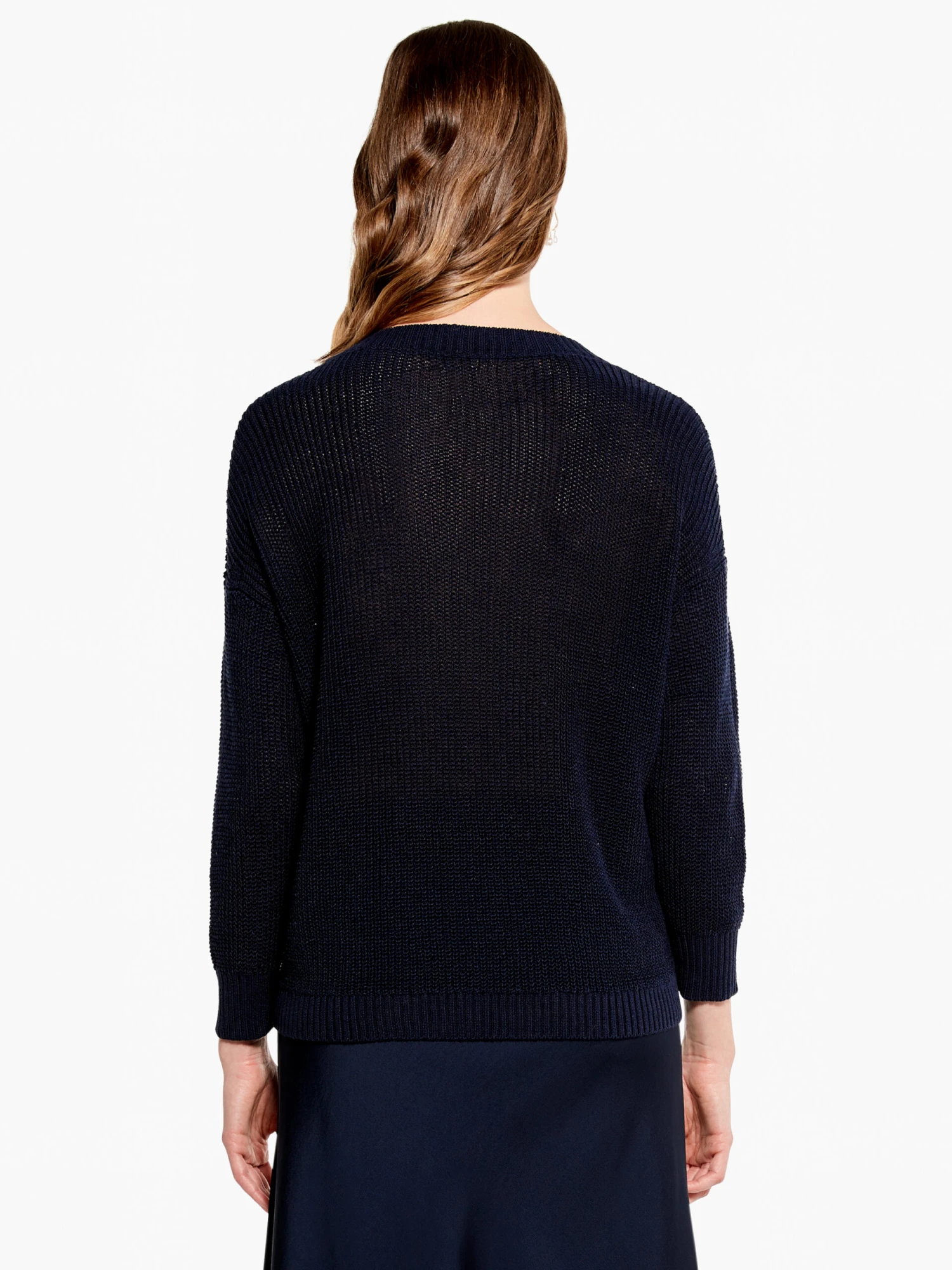 Summer Split Neck Sweater 5 Summer Split Neck Sweater - Image 3