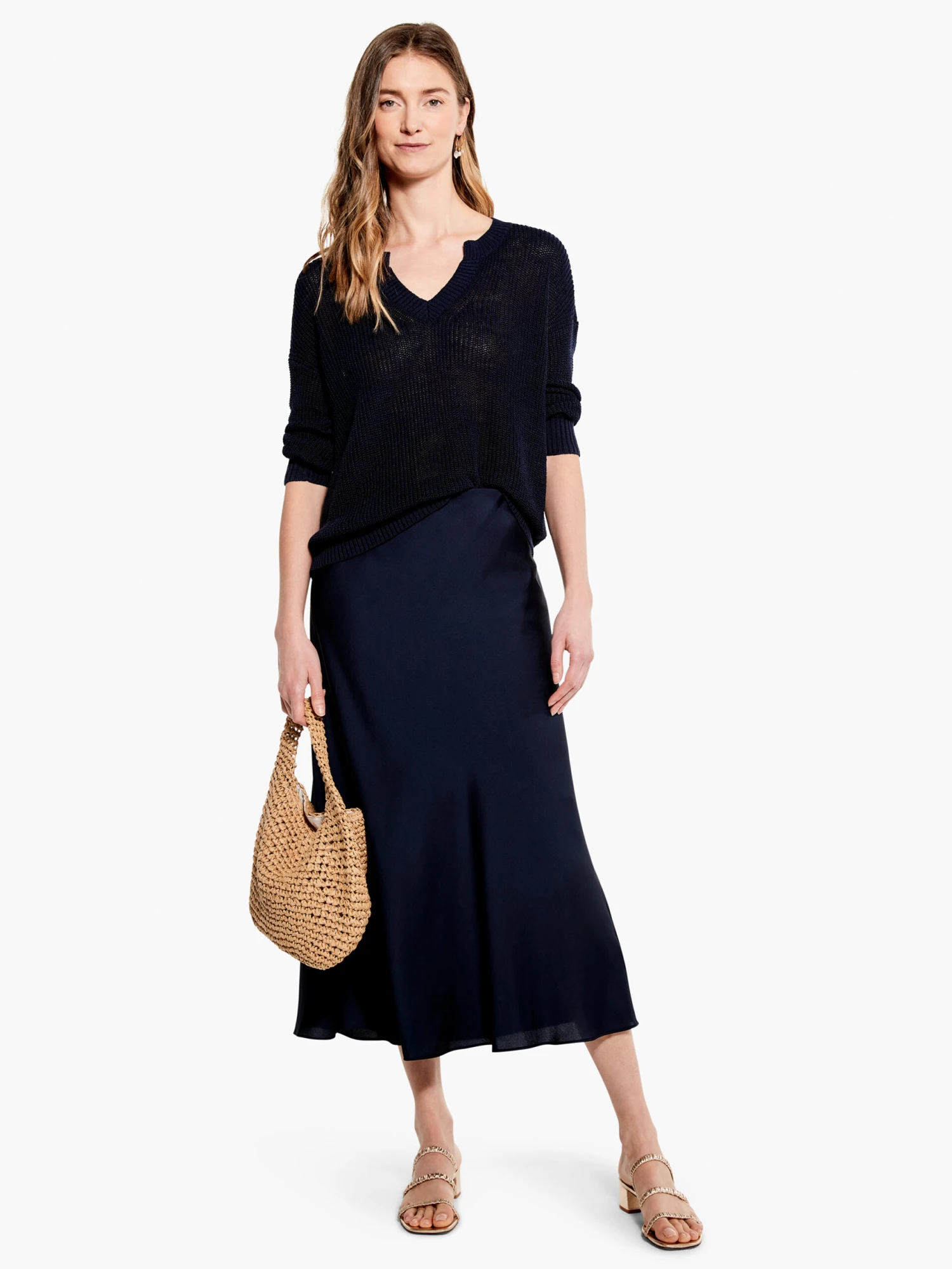 Summer Split Neck Sweater 6 Summer Split Neck Sweater - Image 4