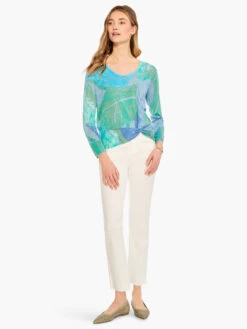 Full Bloom Sweater BLUE MULTI -Deals Clothing Shop M231144BLTPRODUCT 04