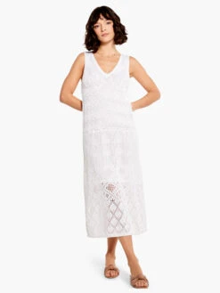 Crochet Statement Dress PAPER WHITE -Deals Clothing Shop M231220PWHPRODUCT 04
