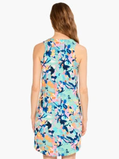 Color Field Dress AQUA MULTI -Deals Clothing Shop M231266AQLPRODUCT 03