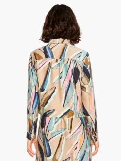 Banana Leaves Top AQUA MULTI -Deals Clothing Shop M231634AQLPRODUCT 03