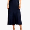 Crepe Slip Skirt DARK INDIGO -Deals Clothing Shop M231709DIDPRODUCT 02