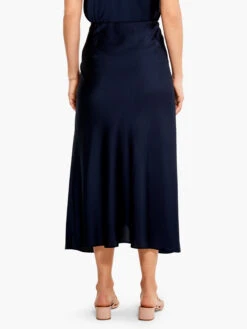 Crepe Slip Skirt DARK INDIGO -Deals Clothing Shop M231709DIDPRODUCT 04