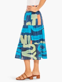 Love Art Joy Skirt INDIGO MULTI -Deals Clothing Shop M231711IMIPRODUCT 02