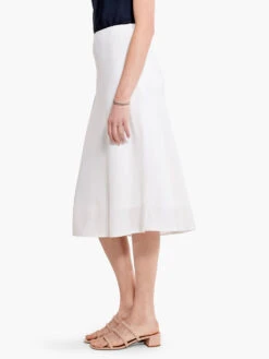 Rumba Linen Slip Skirt PAPER WHITE -Deals Clothing Shop M231712PWHPRODUCT 03