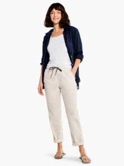 Cotton Poplin Relaxed Ankle Pant -Deals Clothing Shop M231821CBSPRODUCT 01