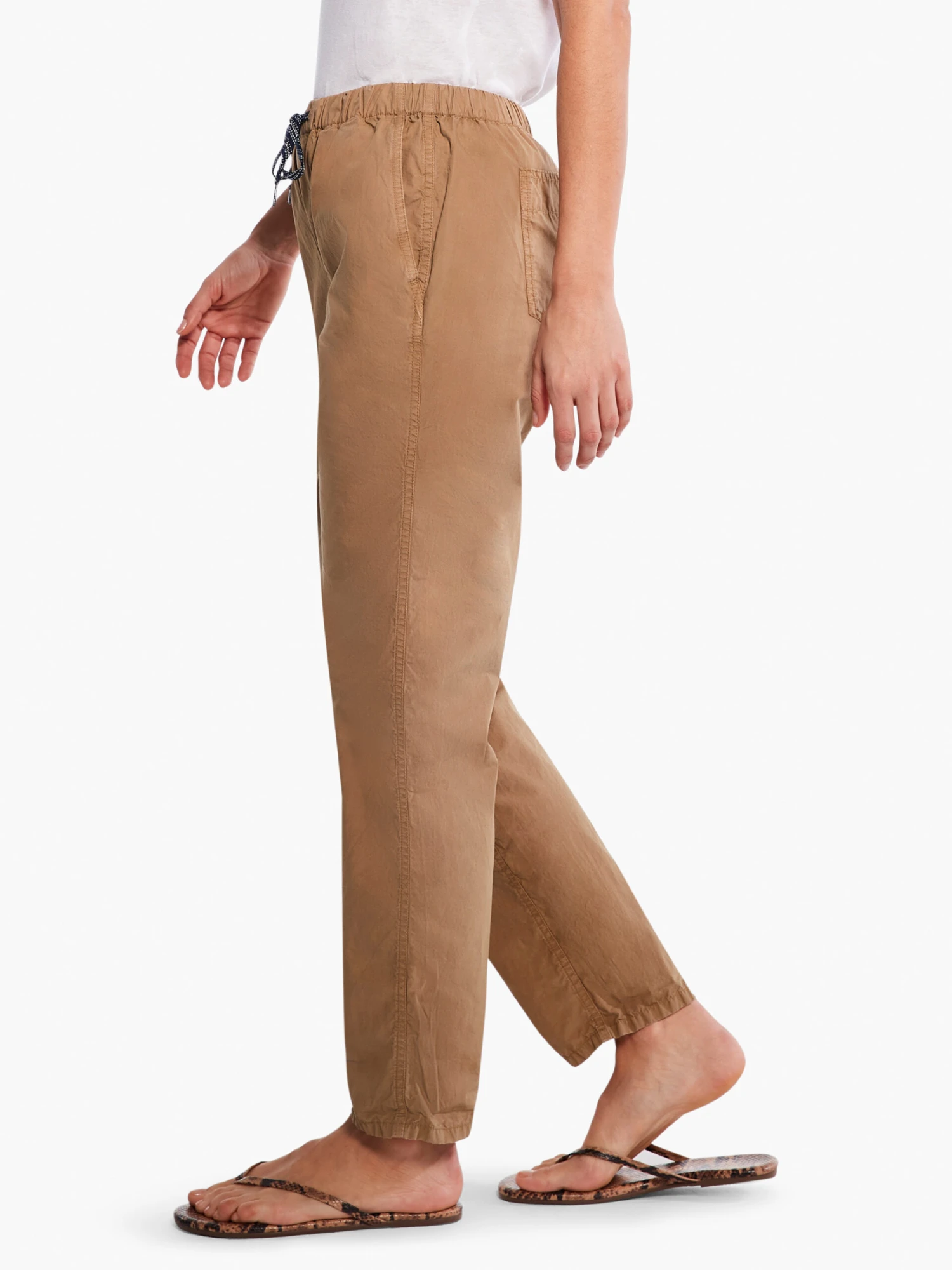 Cotton Poplin Relaxed Ankle Pant DIJON 4 Cotton Poplin Relaxed Ankle Pant DIJON - Image 2