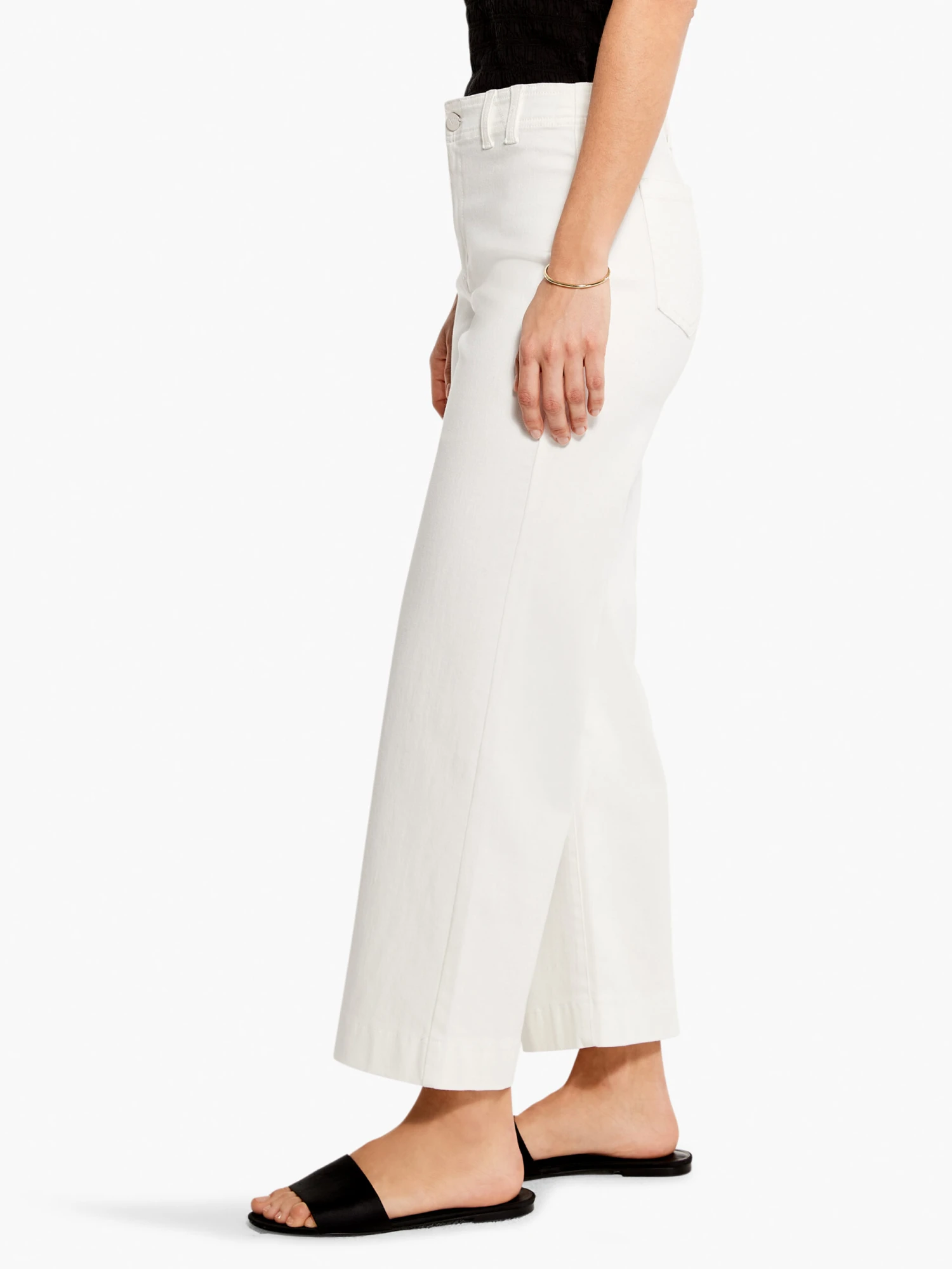 NZ Denim Mid Rise Wide-Leg Crop Jean PAPER WHITE 5 NZ Denim Mid Rise Wide-Leg Crop Jean PAPER WHITE - Image 3