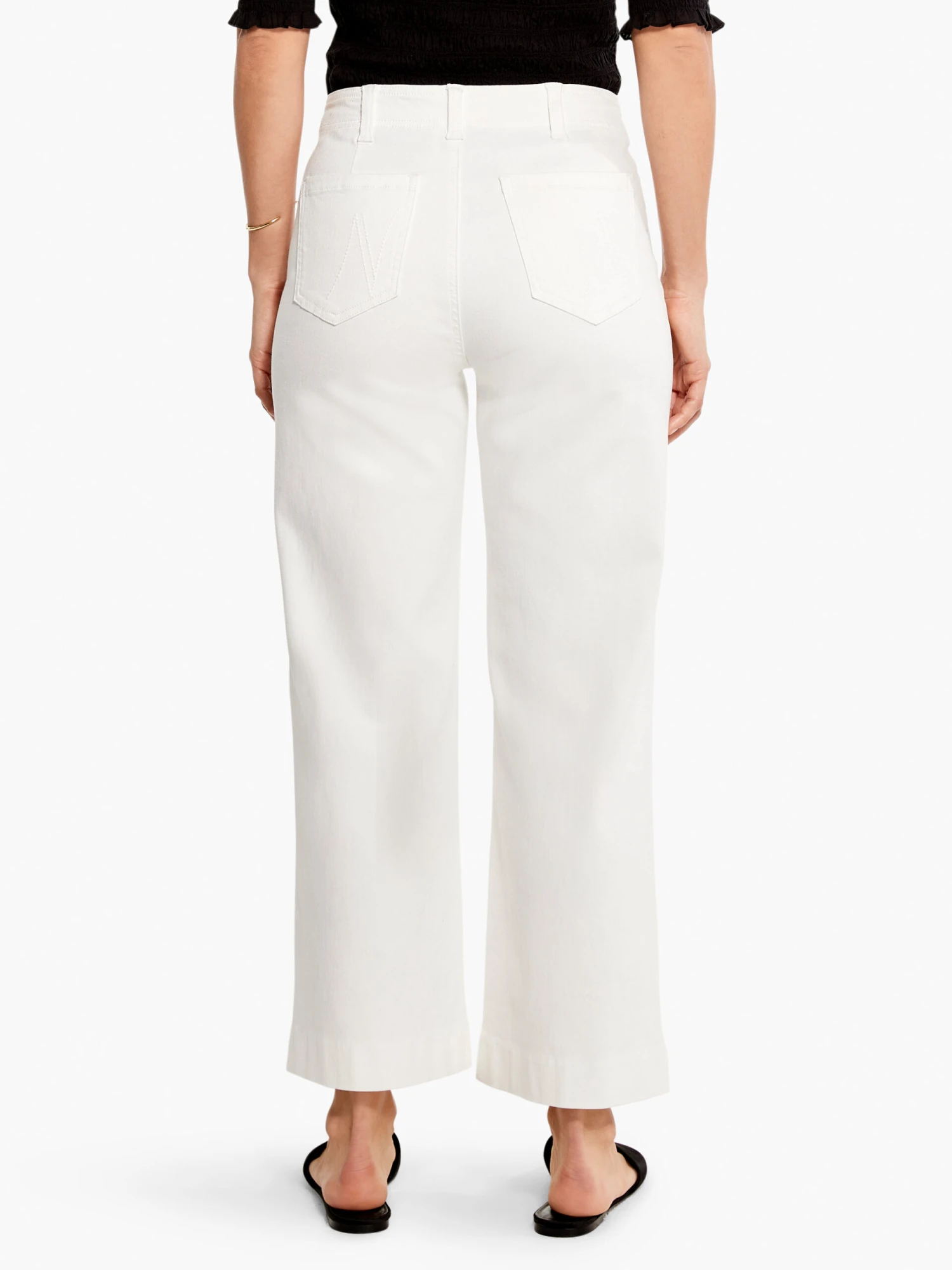 NZ Denim Mid Rise Wide-Leg Crop Jean PAPER WHITE 6 NZ Denim Mid Rise Wide-Leg Crop Jean PAPER WHITE - Image 4
