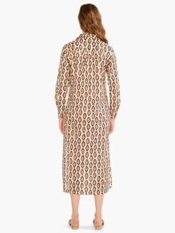 Falling Diamonds Dress ORANGE MULTI -Deals Clothing Shop M231902ORMPRODUCT 03