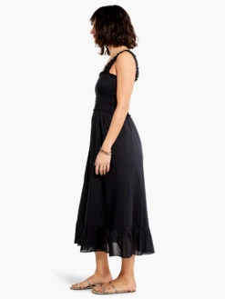 Cotton Lawn Smocked Dress BLACK ONYX -Deals Clothing Shop M231904BLXPRODUCT 02 1