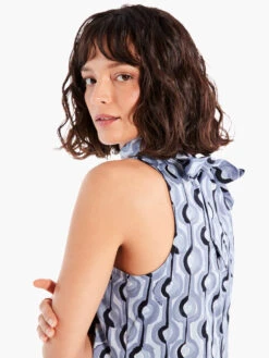 Painted Clouds Dress BLUE MULTI -Deals Clothing Shop M231907BLTPRODUCT 06