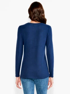 NZT Sweet Dreams Long Sleeve Crew Tee DARK INDIGO -Deals Clothing Shop NZTESS1016DIDPRODUCT 03