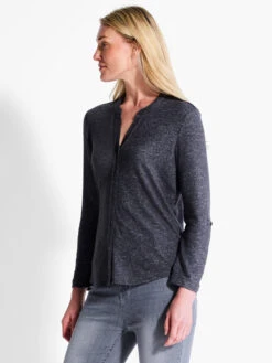 NZT Sweet Dreams Convertible Sleeve Shirt ECLIPSE -Deals Clothing Shop NZTF231068ECLPRODUCT 02