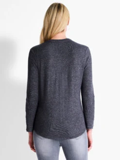 NZT Sweet Dreams Convertible Sleeve Shirt ECLIPSE -Deals Clothing Shop NZTF231068ECLPRODUCT 03