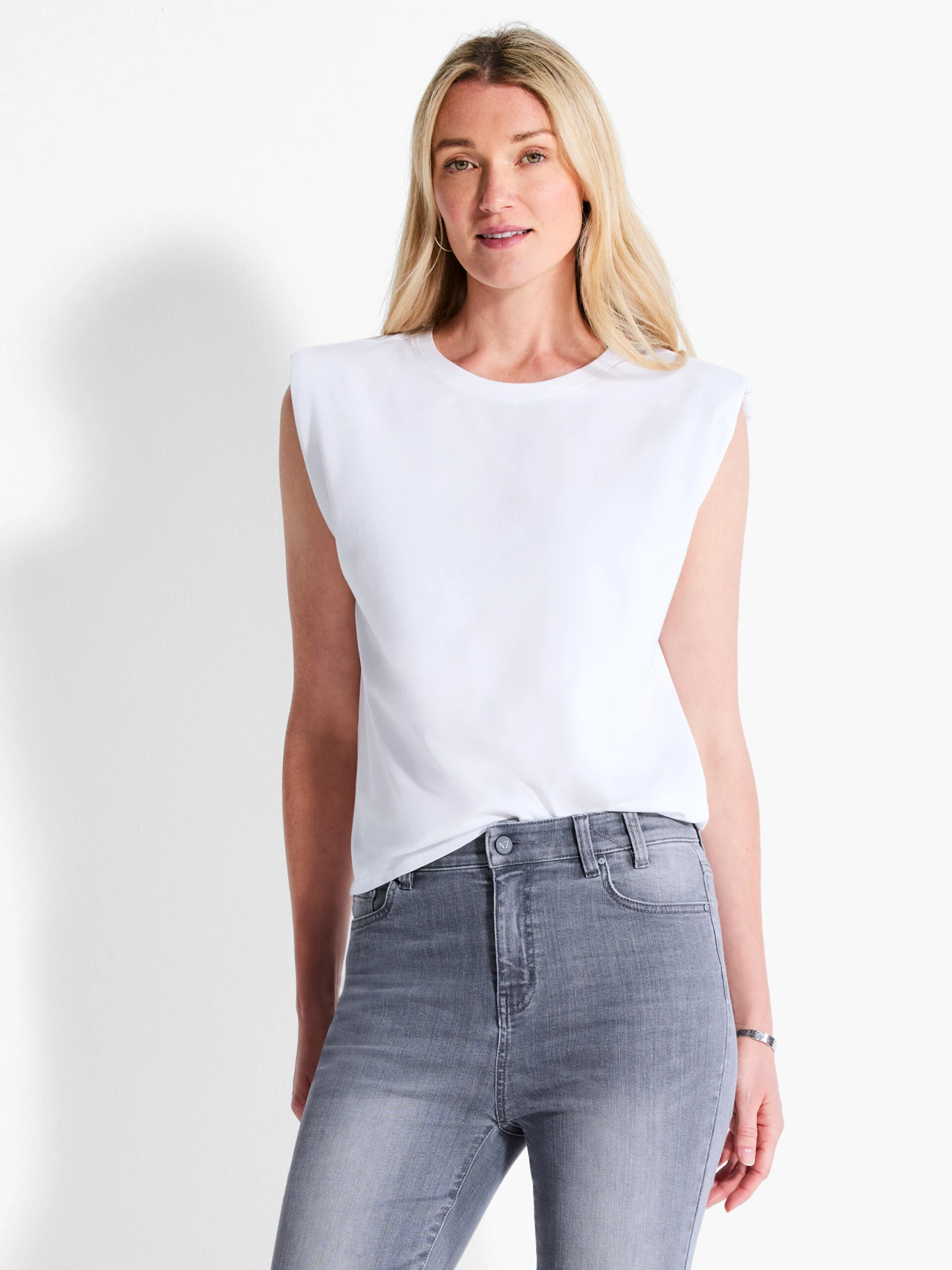 NZT Power Shoulder Crew Tank PAPER WHITE 3 NZT Power Shoulder Crew Tank PAPER WHITE