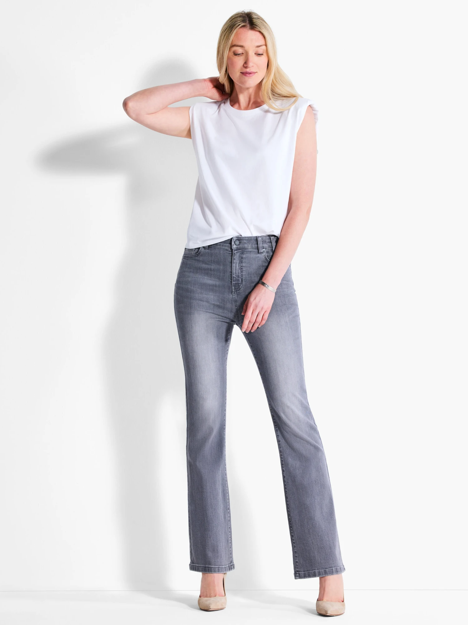 NZT Power Shoulder Crew Tank PAPER WHITE 6 NZT Power Shoulder Crew Tank PAPER WHITE - Image 4