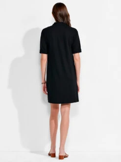 NZT Short Sleeve Notched V Dress -Deals Clothing Shop NZTM231259BLXPRODUCT 03