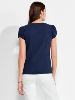 NZT Short Sleeve Tulip Sleeve Scoop Tee -Deals Clothing Shop NZTM232014DIDPRODUCT 03