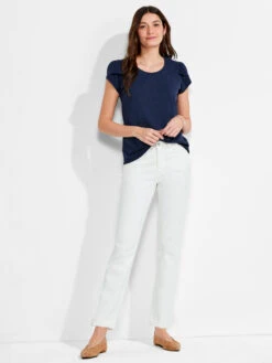 NZT Short Sleeve Tulip Sleeve Scoop Tee -Deals Clothing Shop NZTM232014DIDPRODUCT 04