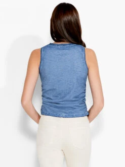 NZT Crew Ruched Tank -Deals Clothing Shop NZTS231029HBBPRODUCT 03