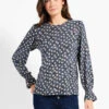 NZT Sweet Dreams Dotty Femme Sleeve Tee BLACK MULTI -Deals Clothing Shop NZTW232055BLMPRODUCT 01