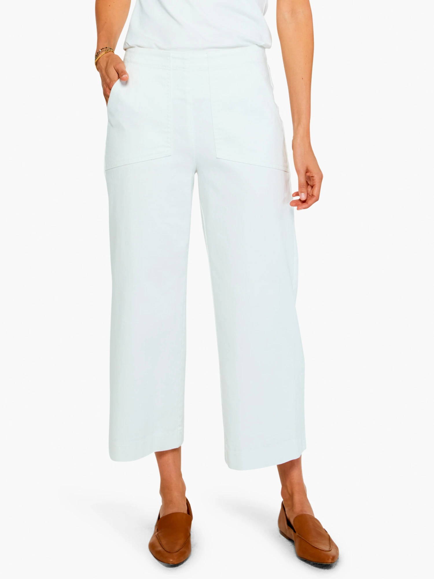 All Day Slim Wide Crop Pant PAPER WHITE 3 All Day Slim Wide Crop Pant PAPER WHITE