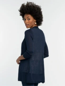 Lightweight Long Back Of The Chair Cardigan DARK INDIGO -Deals Clothing Shop S201191DIDPRODUCT 02