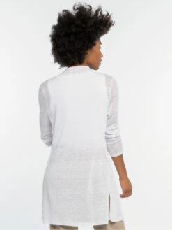 Lightweight Long Back Of The Chair Cardigan PAPER WHITE -Deals Clothing Shop S201191PWHPRODUCT 03