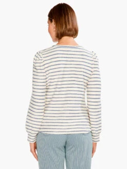Striped Oceanus Top BLUE MULTI -Deals Clothing Shop S231007BLTPRODUCT 03