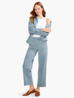 Railroad Stripe Shirt Jacket BLUE MULTI 12 Railroad Stripe Shirt Jacket BLUE MULTI -Deals Clothing Shop S231017BLTPRODUCT 04