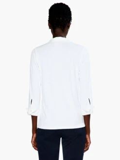 Drapey Rib Collared Top PAPER WHITE 8 Drapey Rib Collared Top PAPER WHITE -Deals Clothing Shop S231049PWHPRODUCT 03