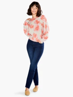 Rosy Sunset Sweater PINK MULTI -Deals Clothing Shop S231112PKMPRODUCT 04