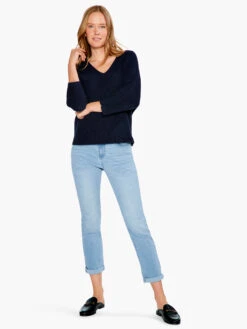 Relaxed Shaker Knit Sweater DARK INDIGO -Deals Clothing Shop S231123DIDPRODUCT 04